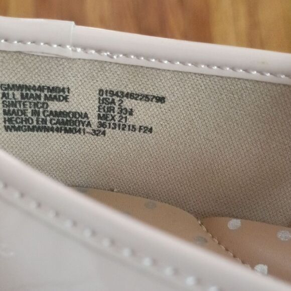 Wonder Nation Pink Dress Shoes with Bow Detail Sz 2 - Picture 6 of 7